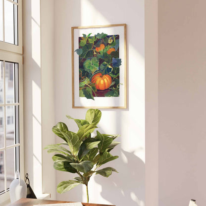 art_printzoe_art_gardengouache_painting