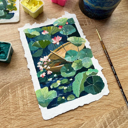 #art_print#zoe_art_garden##gouache_painting#