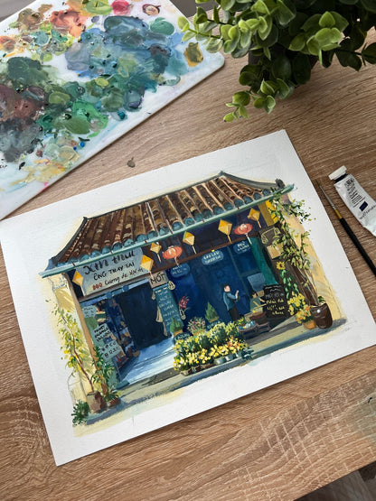 #art_print#zoe_art_garden##gouache_painting#