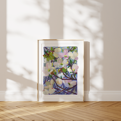 Dogwood Blossom Art Print – North Carolina State Flower