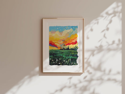 Dreamy Sunset Sky – Bestselling Landscape Art Print