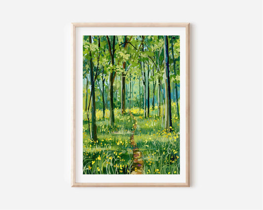 Spring Forest Path